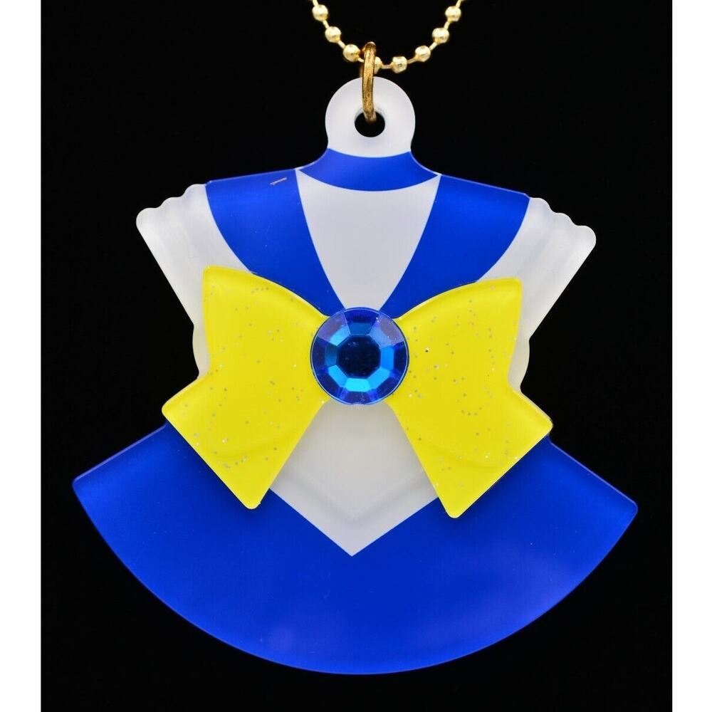 Sailor Moon Dress Necklace Anime Costume Glitter Rhinestone Halloween Bin4A
